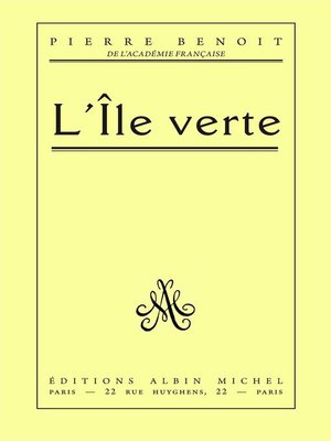 cover image of L'Ile verte